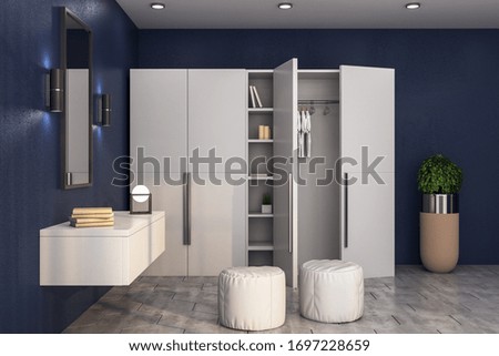 Similar – An der Garderobe elegant