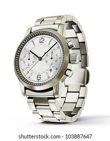 Luxury Watch Isolated On A White Background