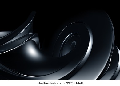 Luxury whirlpool abstract background 3d illustration
