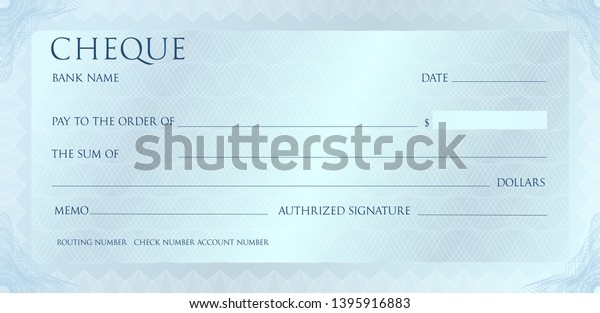 Luxury Yellow Gold Cheque Template Vintage Stock Illustration ...