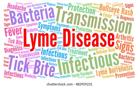 Lyme Disease Word Cloud Concept