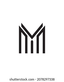 M Letter Symbol Logo M Letter Stock Illustration 2078297338 | Shutterstock