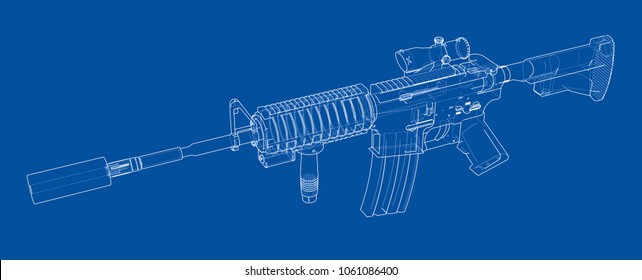 paintball gatling gun blueprints