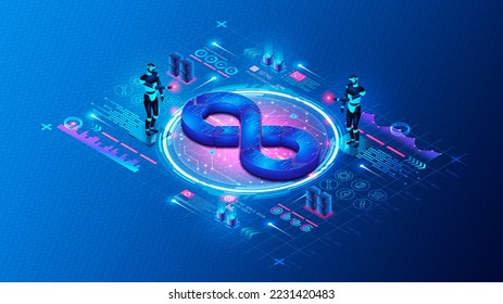 Machine Learning Operations Concept - MLOps - The Application of DevOps Practices to Machine Learning Workloads - 3D Illustration