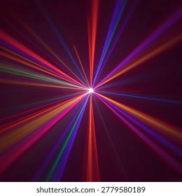 Macke style vibrant light effect
