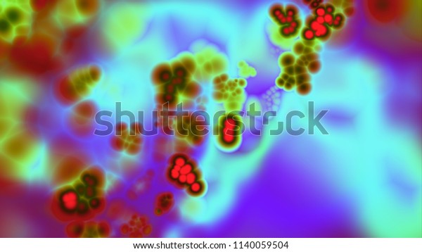 Macro close up of  scientific image of\
cells division process, Concept of cell divides into many cells.\
Macro up of  scientific image of cell and cell\
membrane