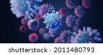 Macro coronavirus(covid-19) cell delta plus variant. XBB.1.5,XBB.1.16.1,deltacron,COVID 19 variant of SARS-CoV-2 in 2022.Mutated coronavirus SARS-CoV-2 flu disease pandemic,3D render illustration