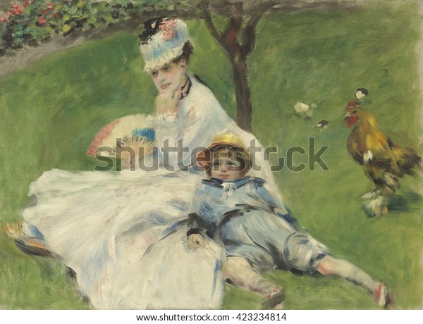 Madame Her Son By Auguste Stock Illustration 423234814