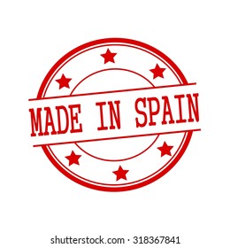 Made Spain Red Stamp Text On Stock Illustration 318367841 | Shutterstock