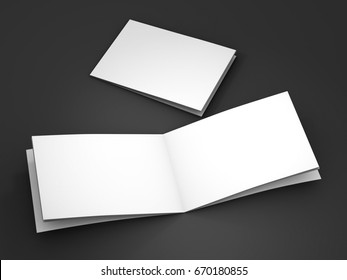 Magazine, Book, Booklet Or Brochure Mock Up. 3D Rendering