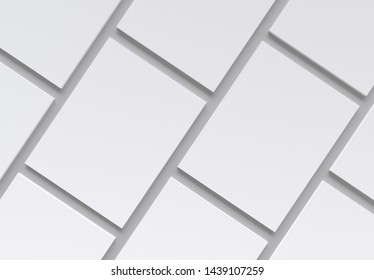 Magazine Covers Pattern on gray Background Mockup