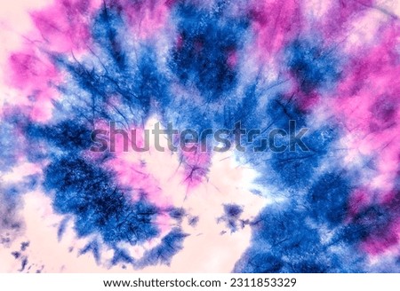 Magenta Spiral Watercolor Art.   Wallpaper Grunge  Ikat Shirt. Painted Orchid Drips Tie Dye. Pink Trippy Wash. Dyed Dyed Spiral Painting.