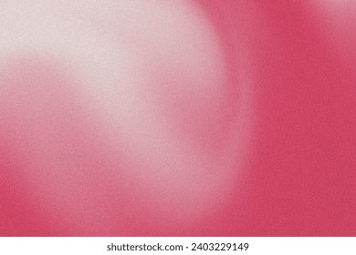 Magenta wave gradient. Digital noise, grain texture. Abstract y2k background. Retro 80s, 90s style. Wall, wallpaper. Minimal, minimalist. Burgundy background. Red, pink, carmine, ruby, beige colors. Stock-illustration