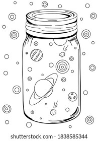 811 Glass jar coloring pages Images, Stock Photos & Vectors | Shutterstock