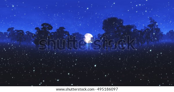 1,019 Moon Fireflies Images, Stock Photos &amp; Vectors | Shutterstock