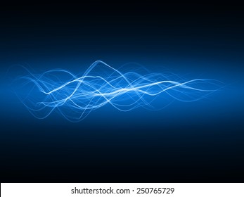 Magic Spell Effect (blue Colored,horizontal Waves Version)