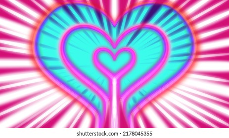Magical bright heart with white sparkles throughout the background, representing the symbol of love and loving, friendly relationships and celebrations.