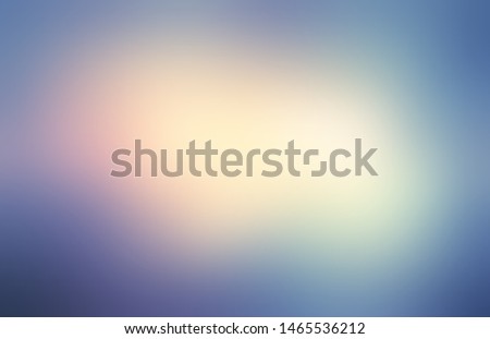 Magical sky blur illustration. Smoky vignette pattern. Blue red yellow gradient defocus background. Impressive light and shade frame. Сток-фото © 