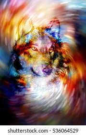 102 Galaxy wolf face Images, Stock Photos & Vectors | Shutterstock