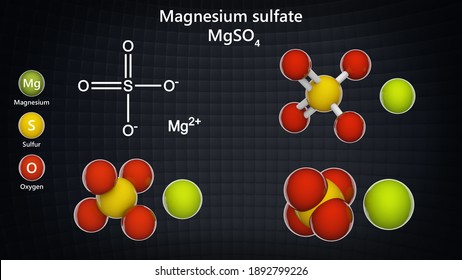 magnesium sulfate lewis structure