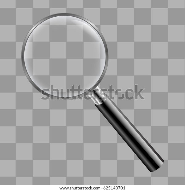 Magnifing Glass Transparent Background Stock Illustration 625140701 