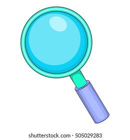 Magnifying Glass Icon Cartoon Illustration Magnifying Stock ...