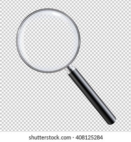 Magnifying Glass, Isolated On Transparent Background