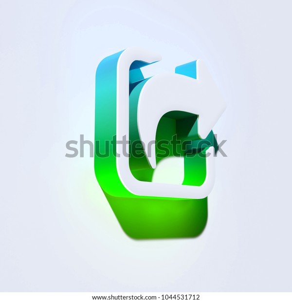 Mail Forward Icon on the Aqua Wall. 3D\
Illustration of White Arrow, Email, Forward, Send, Sending, Sent\
Icons With Aqua and Green\
Shadows.