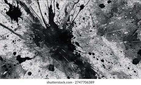 Make a fearless artistic statement with this explosive black ink splatter abstract canvas. Bursting with raw, unfiltered energy, this striking monochrome artwork captures the spontaneous beauty of chaotic motion  bold ink explosions, fine spray droplets, and slashing gestural marks scattered dramatically across a pale silver-white textured background.
Inspired by the action painting tradition of artists like Jackson Pollock, this piece channels pure creative instinct onto canvas. The contrast between the deep, heavy black ink clusters on the left and the lighter, scattered droplets across the surface creates a natural visual rhythm wild yet balanced, chaotic yet composed. The subtle silver-grey undertones in the background add a metallic sophistication that elevates this beyond a simple black and white piece into something genuinely luxurious and collectible.
This artwork is a perfect fit for modern, industrial, minimalist, and contemporary interior spaces. Its monochromatic palette makes it incredibly versatile pairing effortlessly with any color scheme while instantly becoming the focal point of the room. Ideal for living rooms, home offices, studios, galleries, hospitality spaces, and creative workplaces where bold self-expression is celebrated.
Whether displayed as a large-format statement piece or as part of a curated gallery wall, this ink splatter canvas brings an undeniable edge and artistic authenticity to any environment. It speaks to those who appreciate art that feels alive, unscripted, and powerfully human.
Own a piece that captures the moment of pure creative explosion frozen in time, forever dynamic