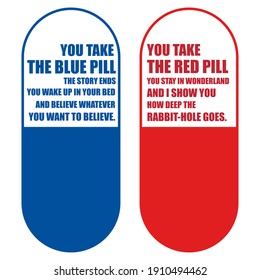 Red Pill Blue Images Stock Photos Vectors Shutterstock
