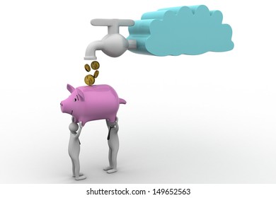 Making money concept