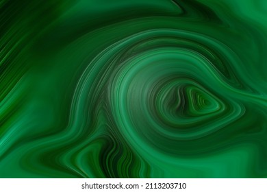 Malachite green abstract background with waves