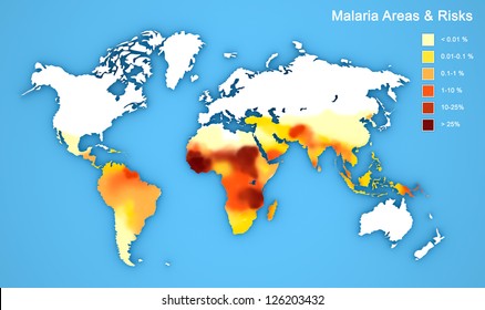 Malaria Map Disease Spread.