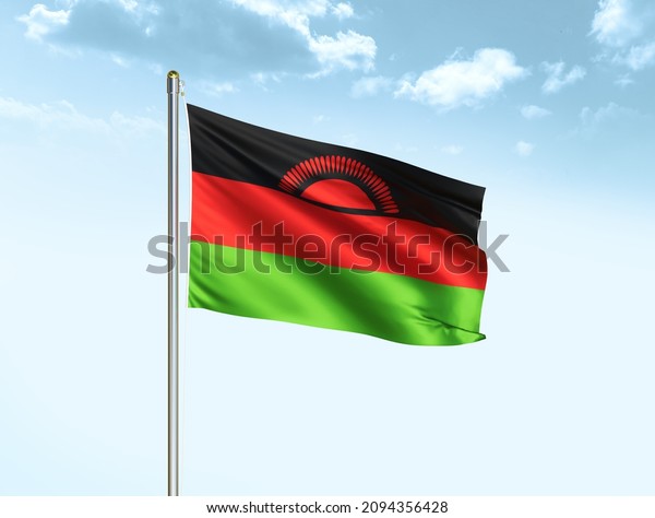 MALAWI COUNTRY FLAG SMALL IRON ON PATCH CREST BADGE .. NEW