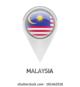 Malaysia Flag Isolated On White 260nw 181463318 