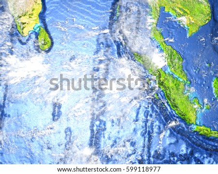 Royalty Free Stock Illustration Of Malaysia On 3 D Model