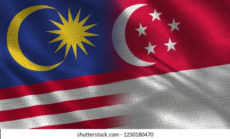 1,706 Malaysia singapore flag Stock Illustrations, Images & Vectors ...