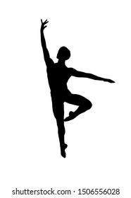 Male Dancer Leaping In The Air