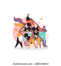 Male and female characters with wineglasses, bottle of alcoholic beverage in wine tasting room, bar, illustration. Wine degustation concept for web banner, website page etc. - Powered by Shutterstock