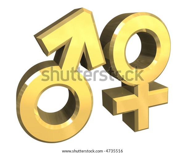 Male Female Sex Symbols 3d Stock Illustration 4735516 Shutterstock
