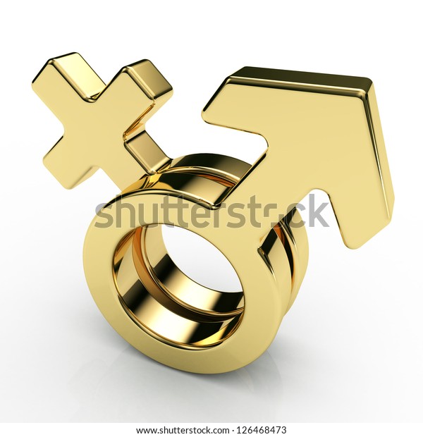 Male Female Sex Symbols Golden Isolated Stock Illustration 126468473 Shutterstock 