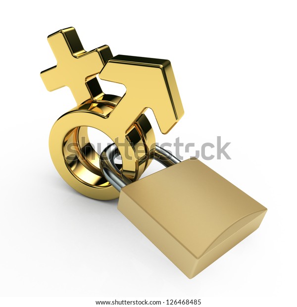 Male Female Sex Symbols Locked Golden Stock Illustration 126468485 Shutterstock 4174