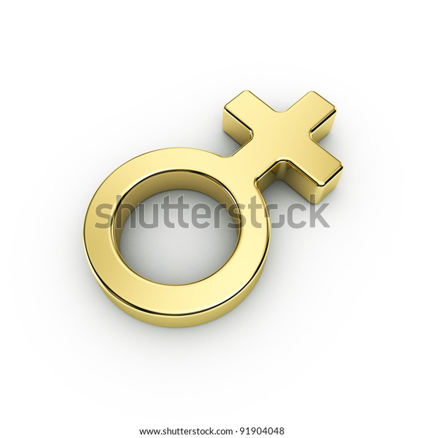 Male Sex Symbols Golden Isolated Over Stock Illustration 91904048