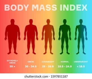 Body Mass Index Retro Poster Stock Vector (Royalty Free) 135167006