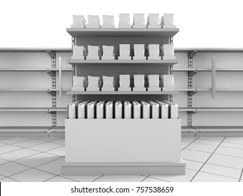 Download Product Shelf Mockup High Res Stock Images Shutterstock