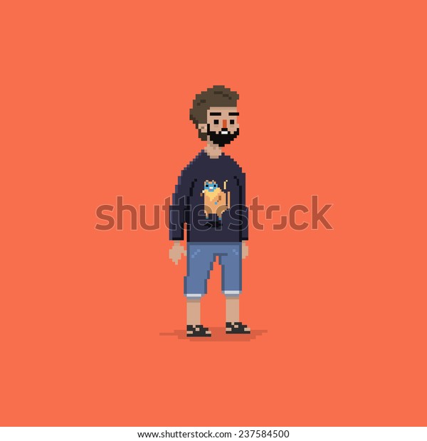 Man Beard Stock Illustration 237584500