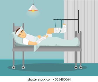 1,213 Hospital bed broken leg Images, Stock Photos & Vectors | Shutterstock