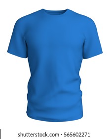 Man Cyan Tshirt Design Template Isolated Stock Illustration 565602271 ...