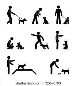 340 Stick Figure Walking Dog Images, Stock Photos & Vectors | Shutterstock