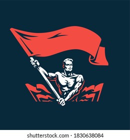 Man Flag Naked Images Stock Photos Vectors Shutterstock